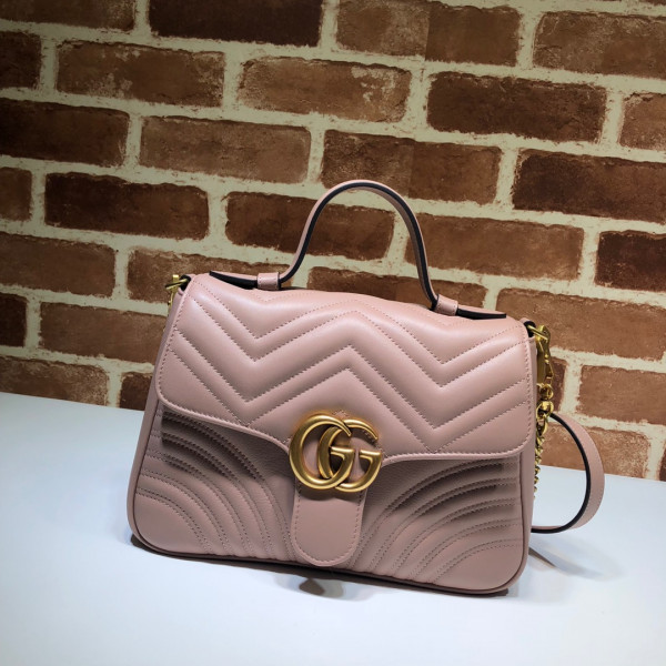 G*u*i gg marmont small top handle bag