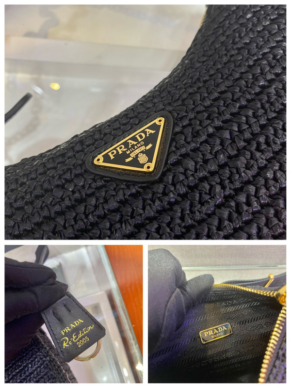 Pra*a re-edition 2005 raffia bag