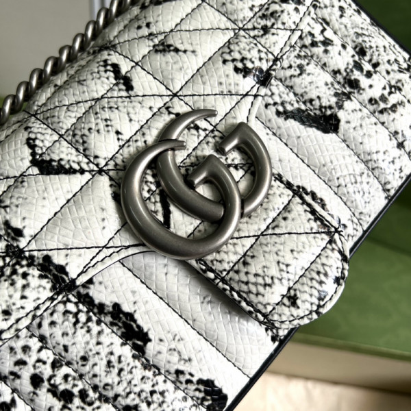 G*u*i gg marmont small python shoulder bag