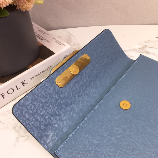 VALENTINO GARAVANI VSLING GRAINY CLUTCH