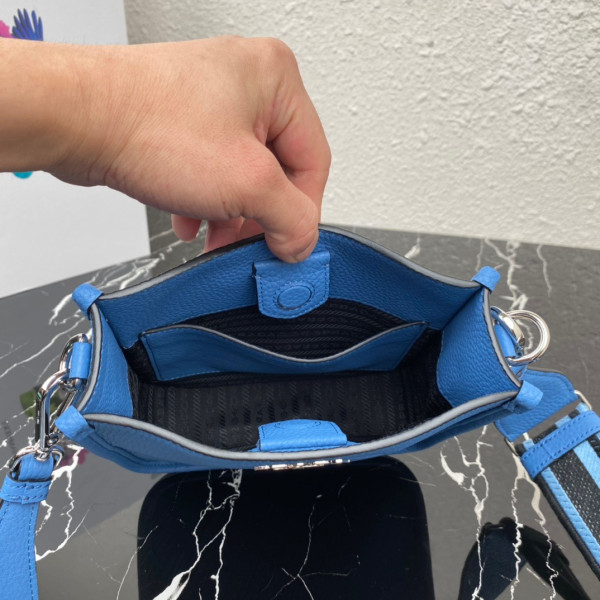 Pra*a leather mini shoulder bag