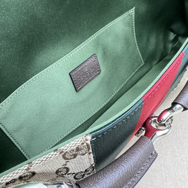 G*u*i horsebit chain big shoulder bag