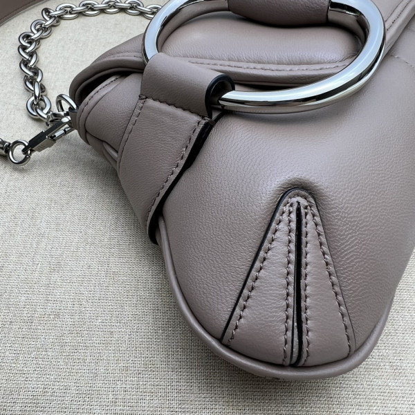 G*u*i horsebit chain big shoulder bag