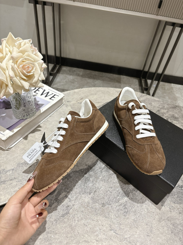 Pra*a montecarlo re-edition 2005 suede sneakers